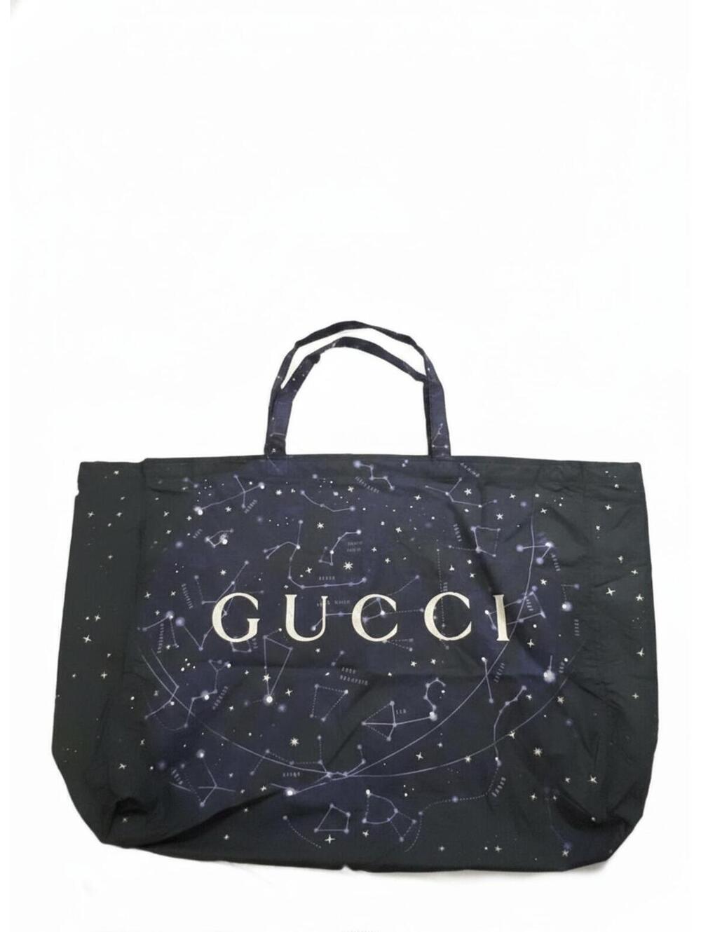 Gucci Blue RARE XL Cotton Galaxy tote Bag LIMITED EDTION